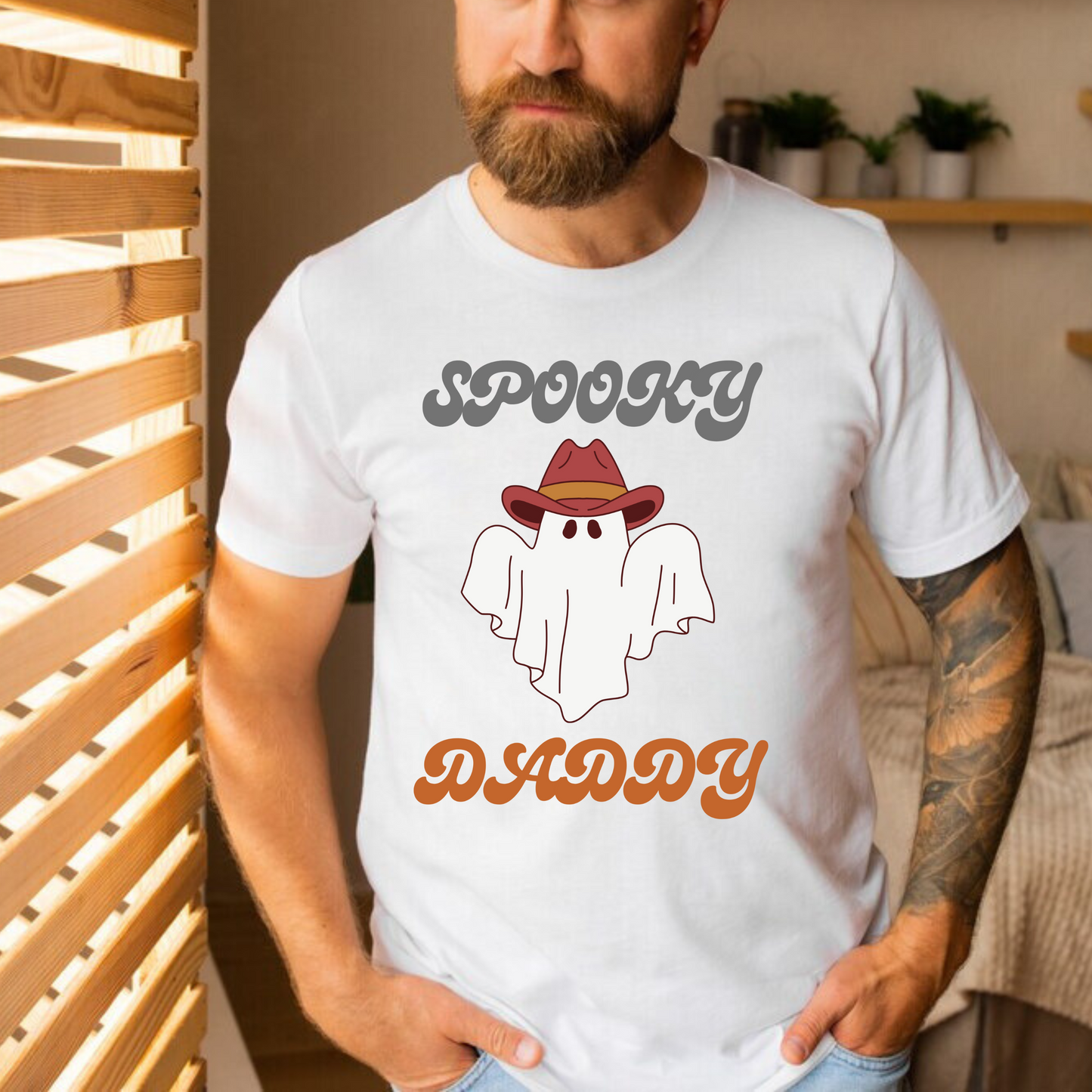 Spooky Dad Shirt, Halloween Sweatshirt, Halloween Party Shirt, Spooky Season Shirt, Gift for Dad