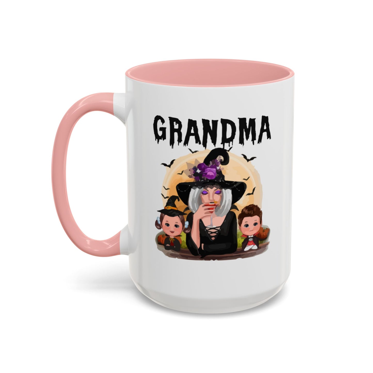 Grandma Halloween Accent Coffee Mug (11, 15oz) | Halloween Gift For Grandma