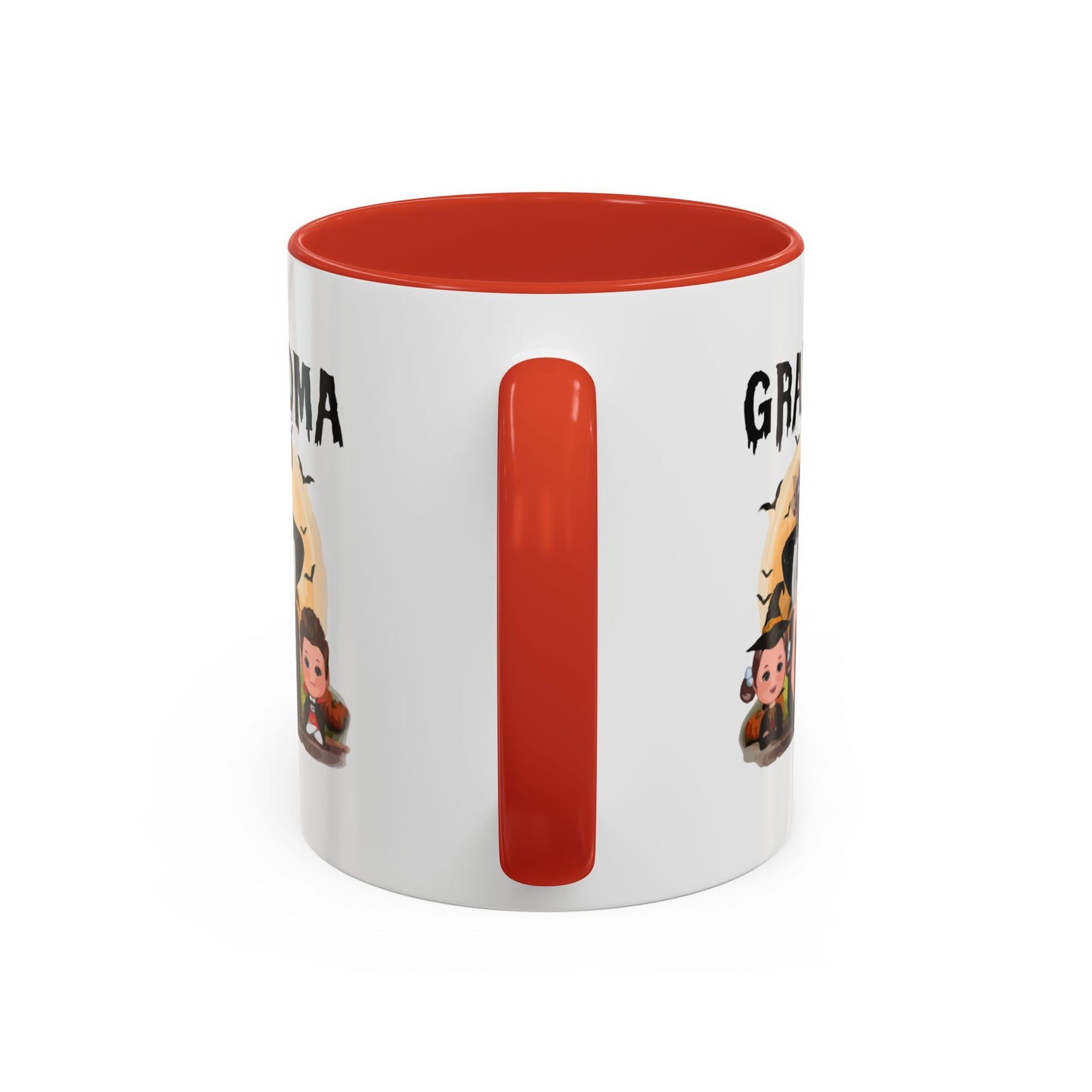 Grandma Halloween Accent Coffee Mug (11, 15oz) | Halloween Gift For Grandma