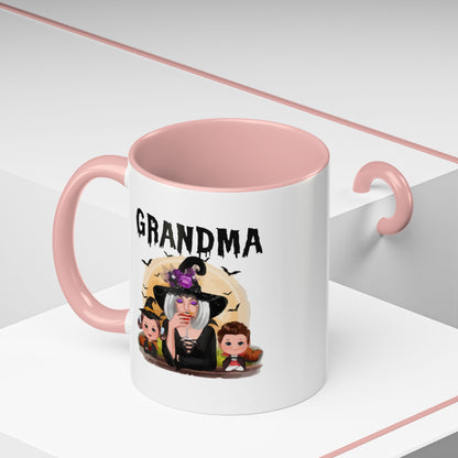 Grandma Halloween Accent Coffee Mug (11, 15oz) | Halloween Gift For Grandma