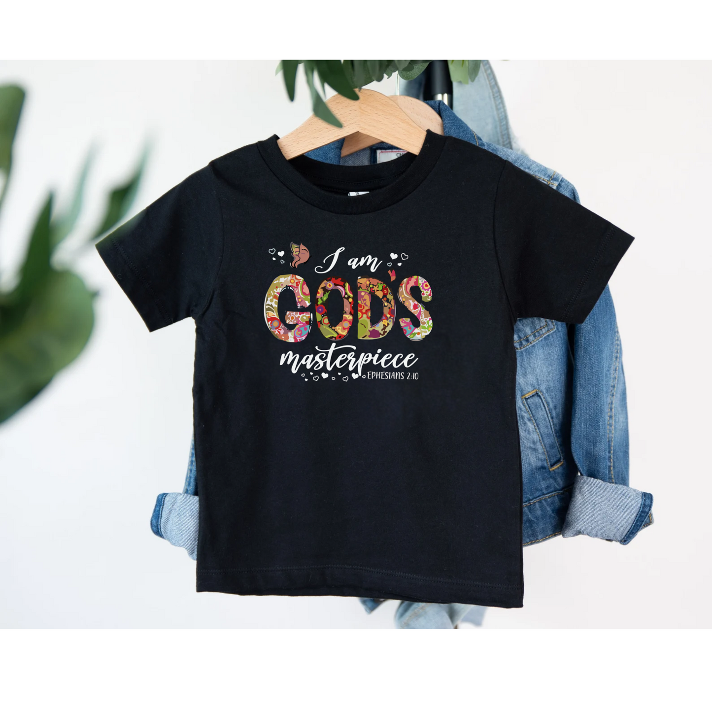 I Am God's Masterpiece | Youth Short Sleeve Tee | Kids T-Shirt