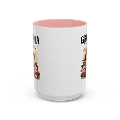 Grandma Halloween Accent Coffee Mug (11, 15oz) | Halloween Gift For Grandma