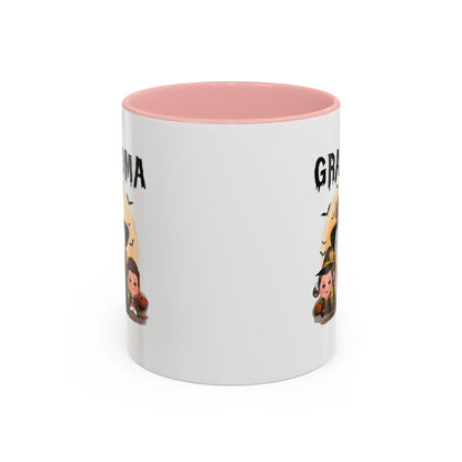 Grandma Halloween Accent Coffee Mug (11, 15oz) | Halloween Gift For Grandma