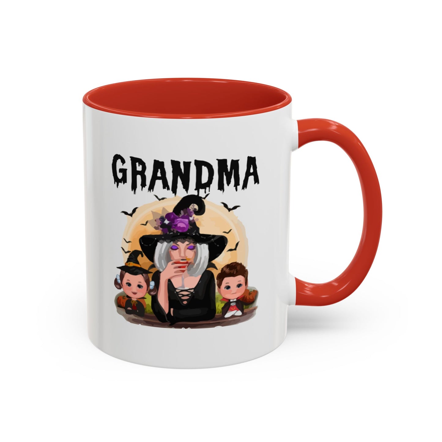 Grandma Halloween Accent Coffee Mug (11, 15oz) | Halloween Gift For Grandma