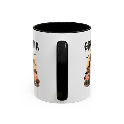 Grandma Halloween Accent Coffee Mug (11, 15oz) | Halloween Gift For Grandma