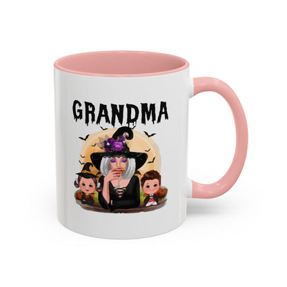 Grandma Halloween Accent Coffee Mug (11, 15oz) | Halloween Gift For Grandma