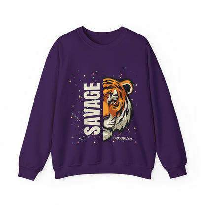 Savage Tiger Unisex Crewneck Sweatshirt