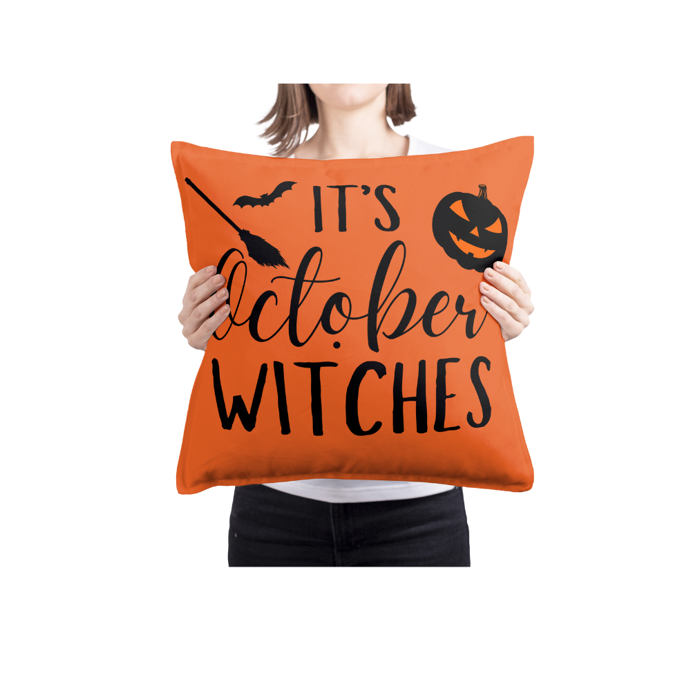 It's October Witches, Not Every Witch Lives In Salem, Trick Or Treat | Halloween Pillow | Halloween Party