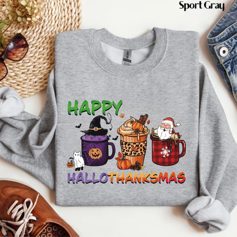 Halloween Thanksgiving Christmas Shirt | Sweatshirt | Hoodies Gift For Her, Gift For Him