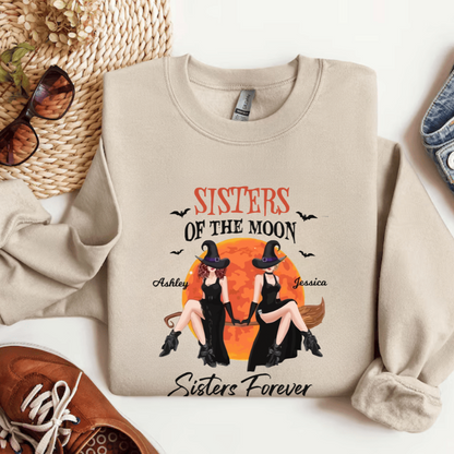 Sister Of The Moon Halloween Shirt | Halloween Sweatshirt, Soul sister gift, Gift For Sister