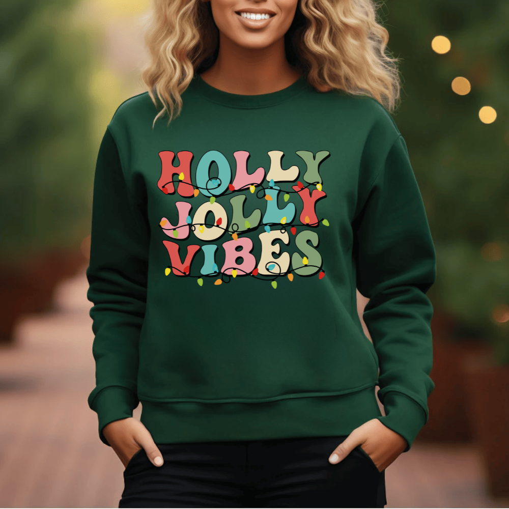 Holly Jolly Christmas Shirt |Unisex Christmas Sweatshirt | Christmas Hoodie, Gift For Her or Him