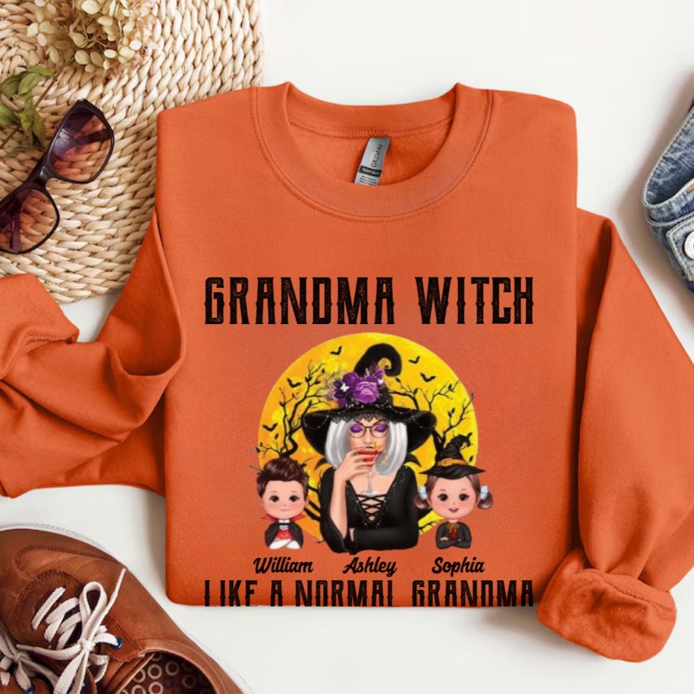 Grandma Witch Halloween T-Shirt | Sweatshirt