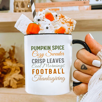 Pumpkin Spice Cozy Sweater Mug | Thanksgiving, Halloween Gift For Him Or Her