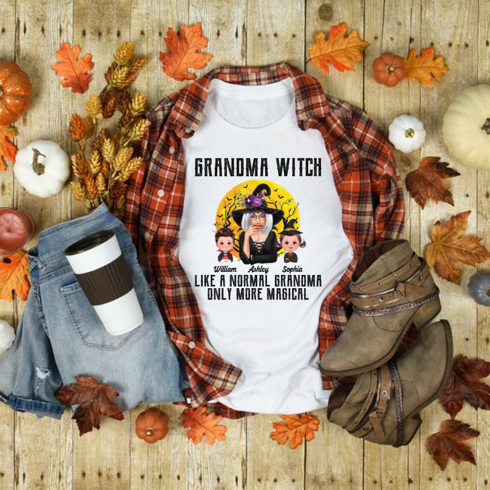 Grandma Witch Halloween T-Shirt | Sweatshirt