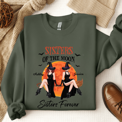 Sister Of The Moon Halloween Shirt | Halloween Sweatshirt, Soul sister gift, Gift For Sister