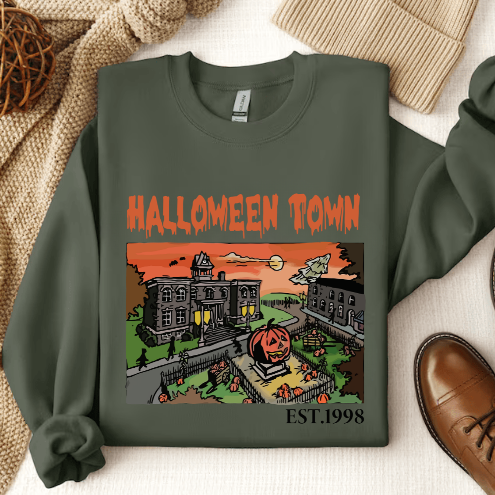 Halloween Town Shirt, Halloween Sweatshirt, Gift For Her, Gift For Him