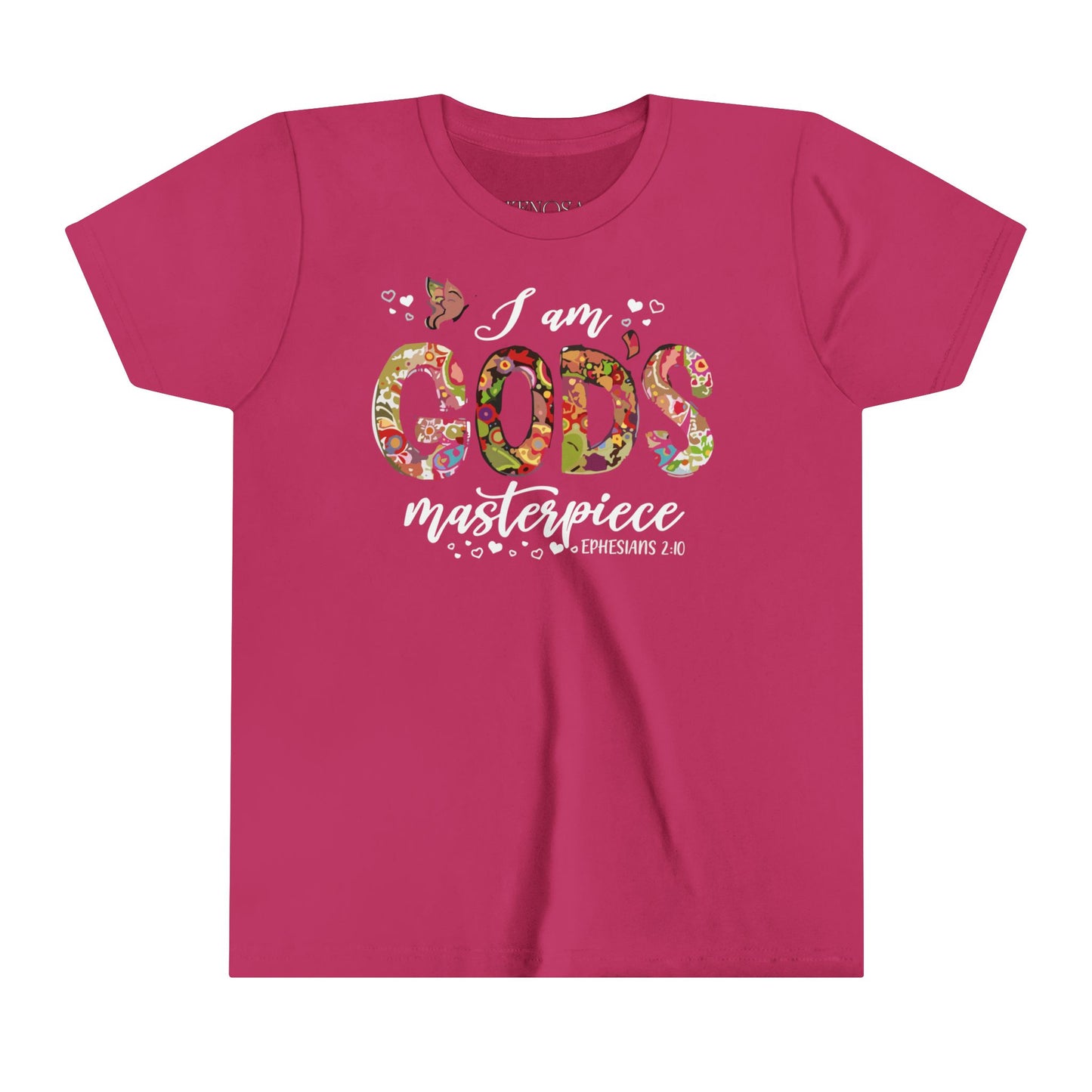 I Am God's Masterpiece | Youth Short Sleeve Tee | Kids T-Shirt