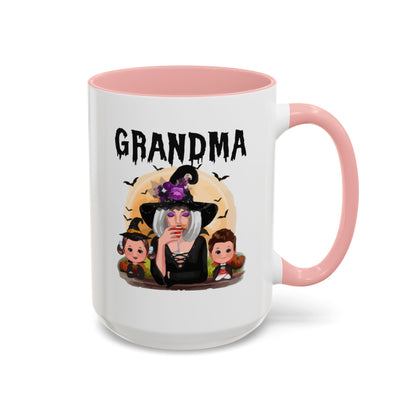 Grandma Halloween Accent Coffee Mug (11, 15oz) | Halloween Gift For Grandma