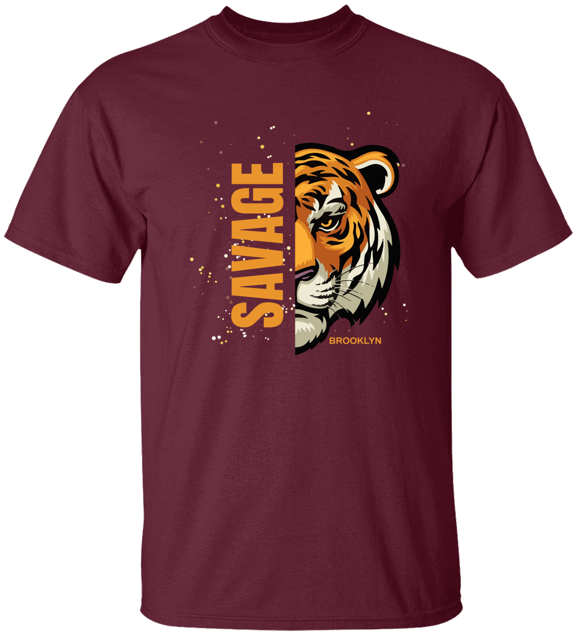 Personalized Savage Tiger T-Shirt, Gift For Her, Gift For Him