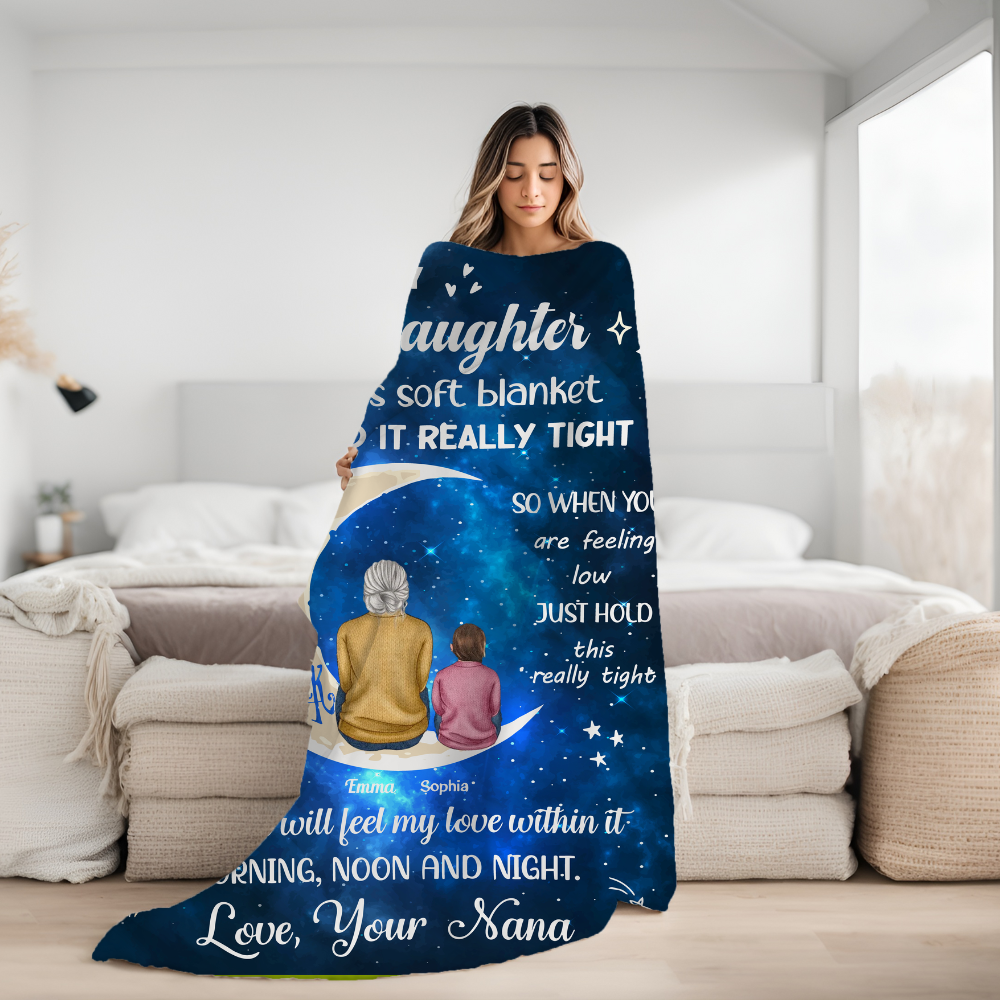 To My Granddaughter - Love Nana Blanket| Gift For Granddaughter