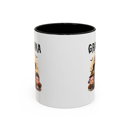 Grandma Halloween Accent Coffee Mug (11, 15oz) | Halloween Gift For Grandma