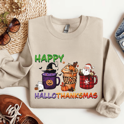 Halloween Thanksgiving Christmas Shirt | Sweatshirt | Hoodies Gift For Her, Gift For Him