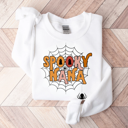 Spooky NaNa Shirt, Halloween Sweatshirt, Halloween Party Shirt, Spooky Season Shirt, Gift for Nana