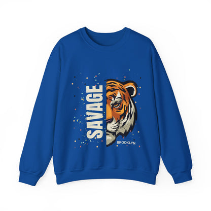 Savage Tiger Unisex Crewneck Sweatshirt