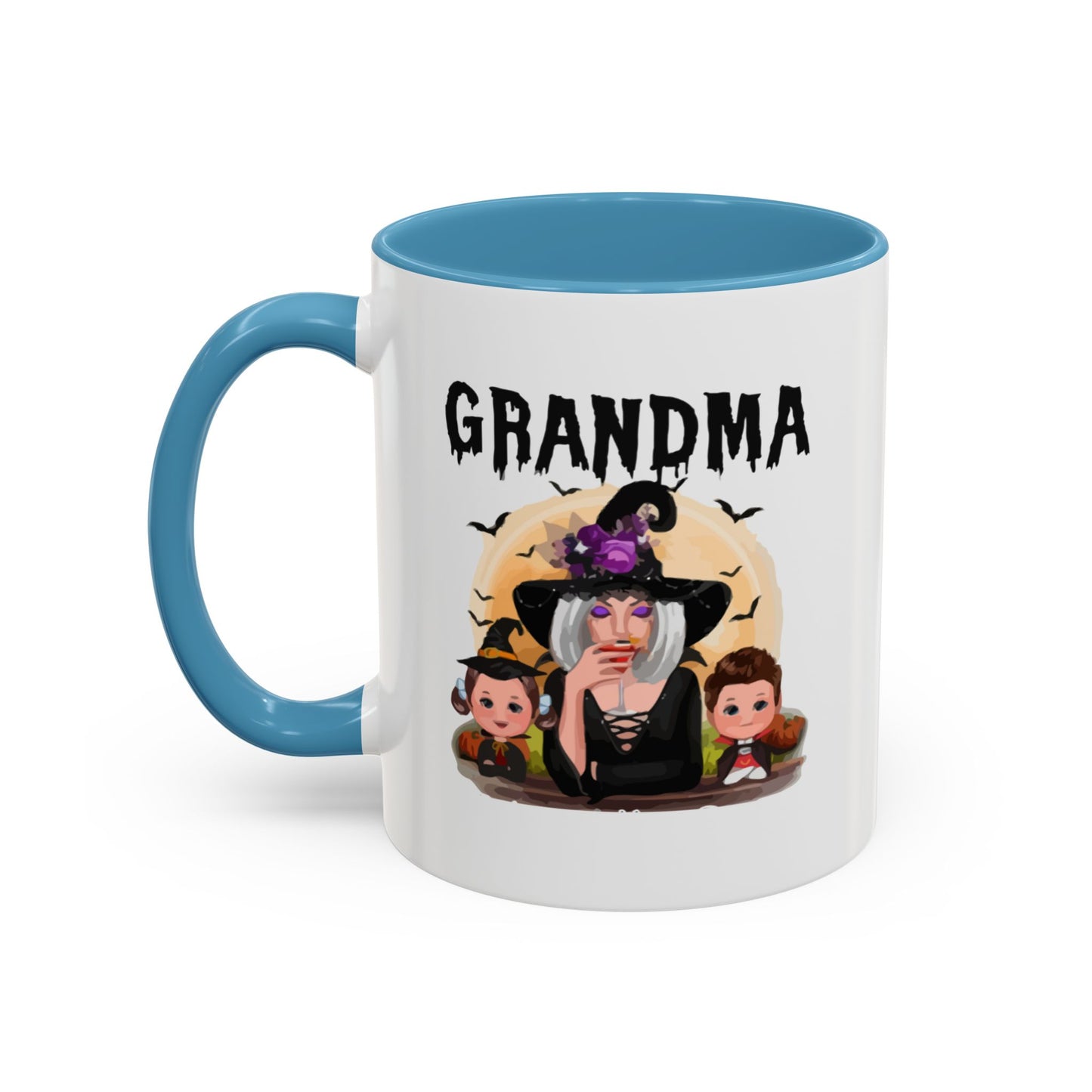 Grandma Halloween Accent Coffee Mug (11, 15oz) | Halloween Gift For Grandma