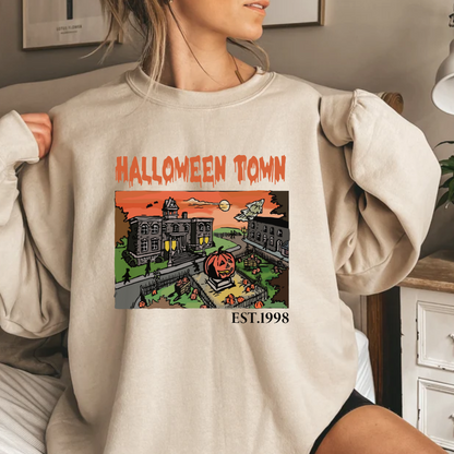 Halloween Town Shirt, Halloween Sweatshirt, Gift For Her, Gift For Him