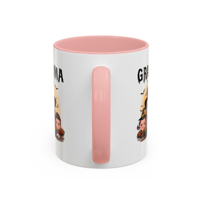 Grandma Halloween Accent Coffee Mug (11, 15oz) | Halloween Gift For Grandma