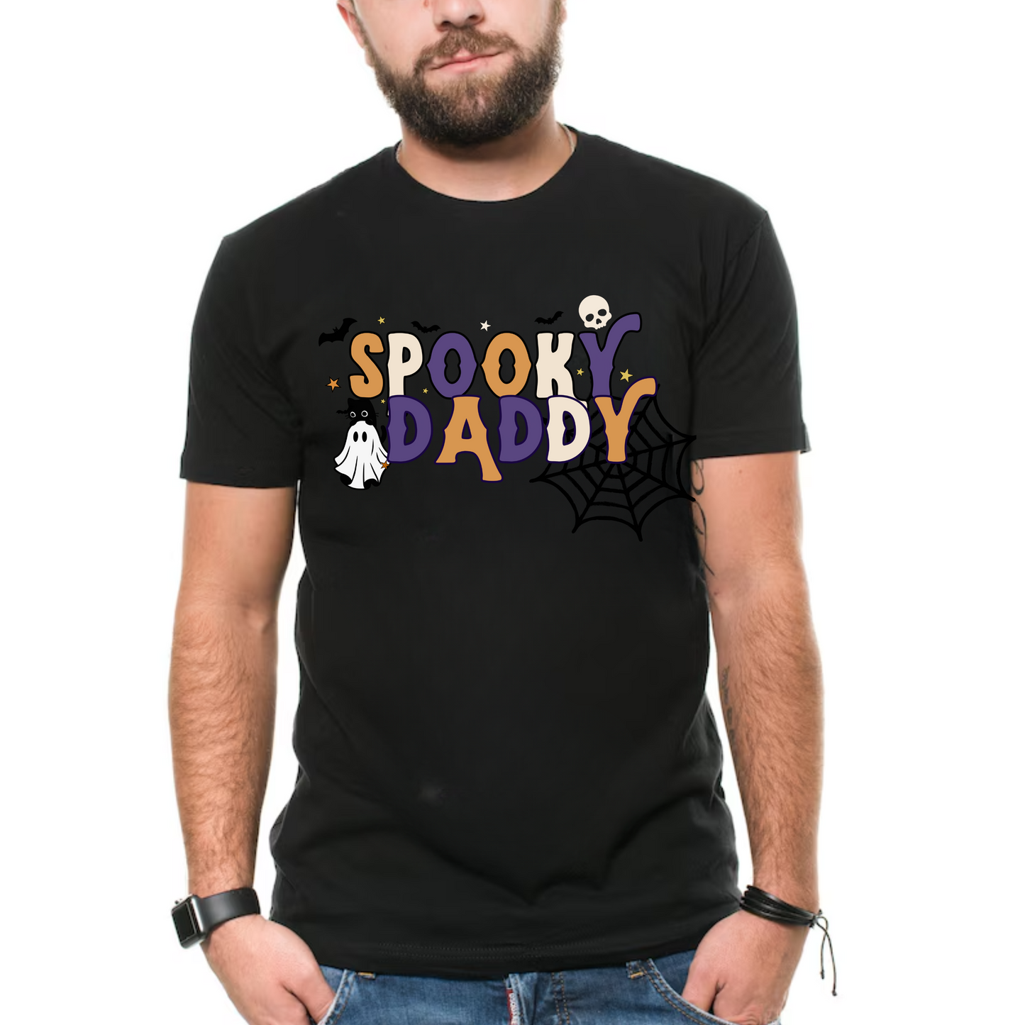 Spooky Daddy Shirt, Halloween Sweatshirt, Halloween Party Shirt, Spooky Season Shirt, Gift for Dad