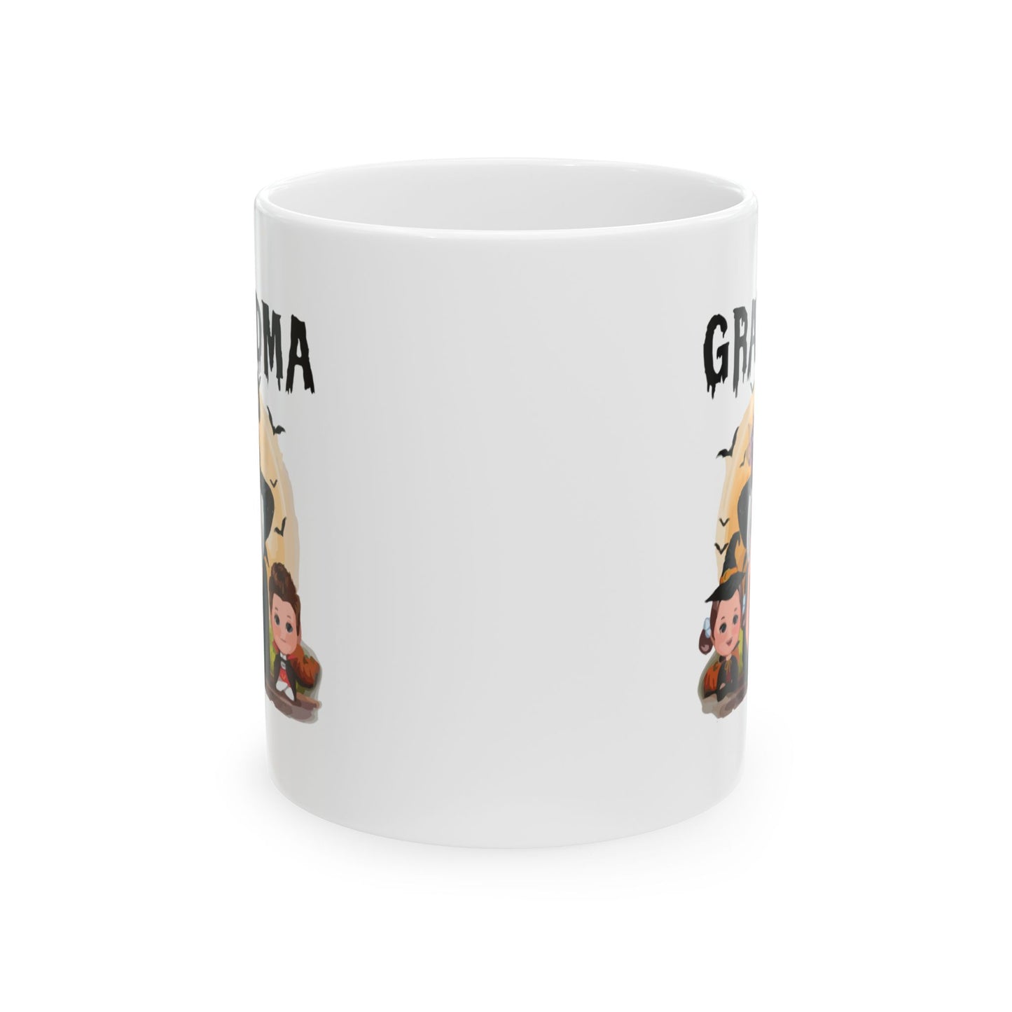 Grandma Halloween Ceramic Mug, (11oz, 15oz) | Halloween Gift For Grandma