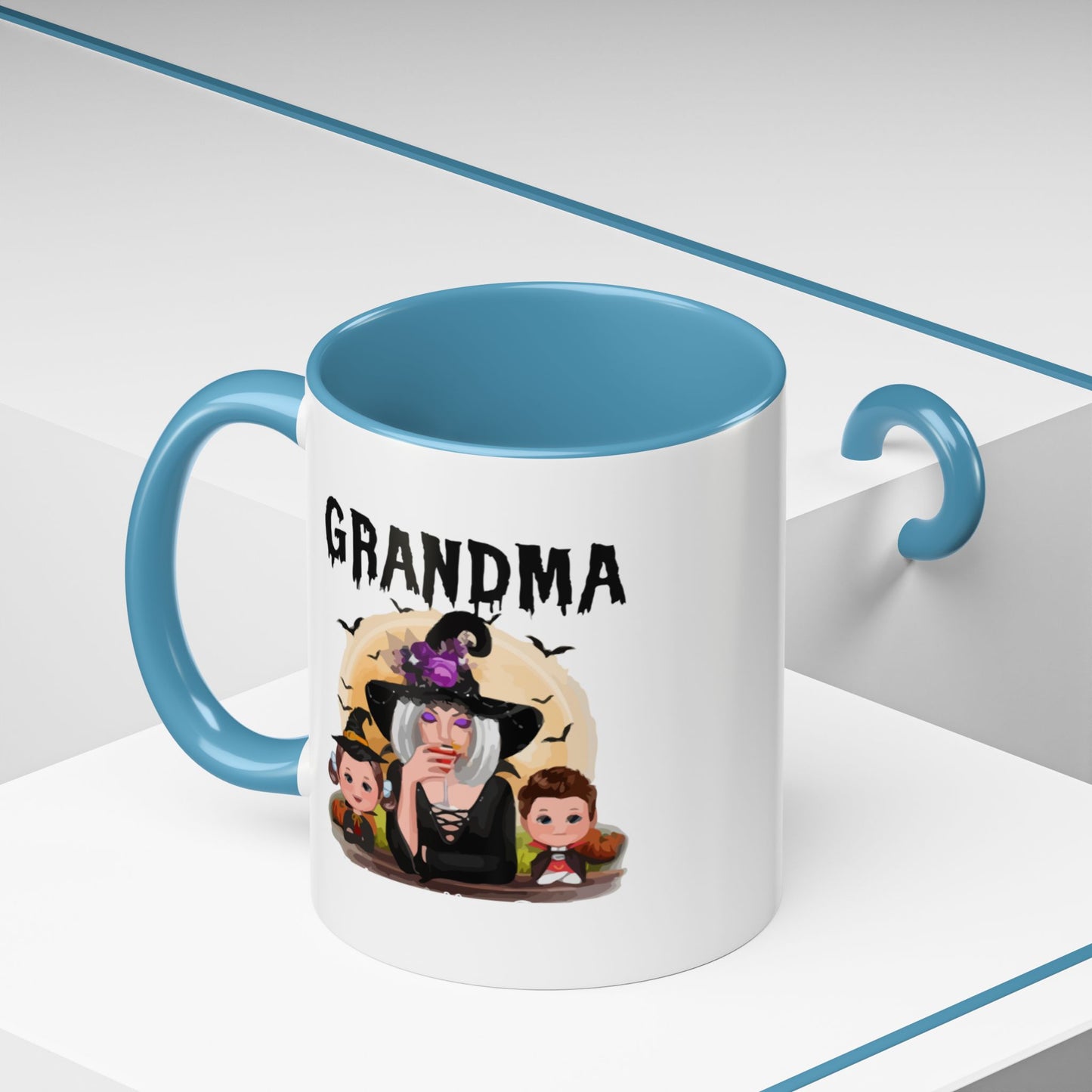 Grandma Halloween Accent Coffee Mug (11, 15oz) | Halloween Gift For Grandma