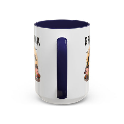 Grandma Halloween Accent Coffee Mug (11, 15oz) | Halloween Gift For Grandma