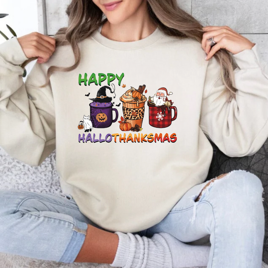 Halloween Thanksgiving Christmas Shirt | Sweatshirt | Hoodies Gift For Her, Gift For Him