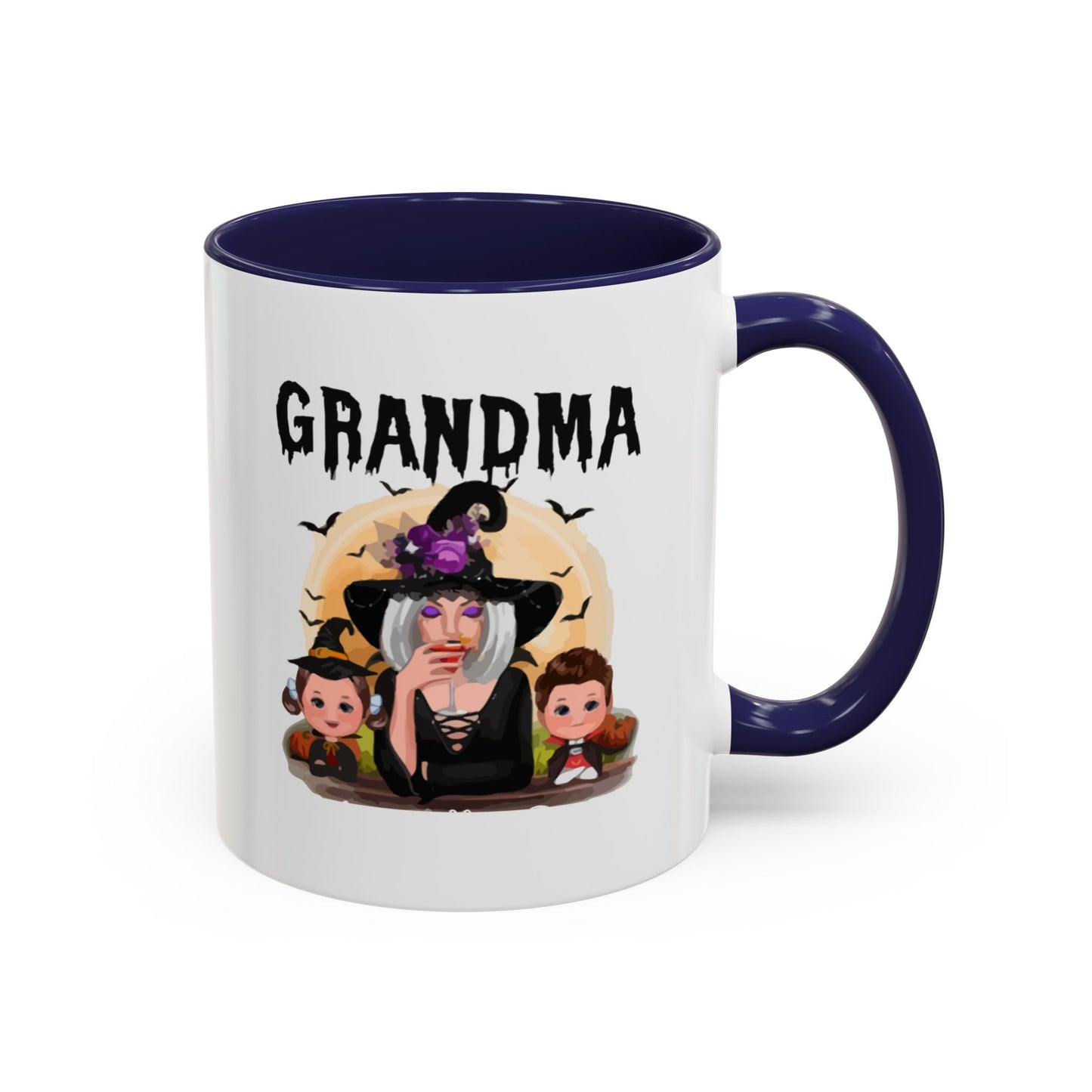 Grandma Halloween Accent Coffee Mug (11, 15oz) | Halloween Gift For Grandma