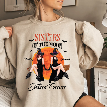 Sister Of The Moon Halloween Shirt | Halloween Sweatshirt, Soul sister gift, Gift For Sister