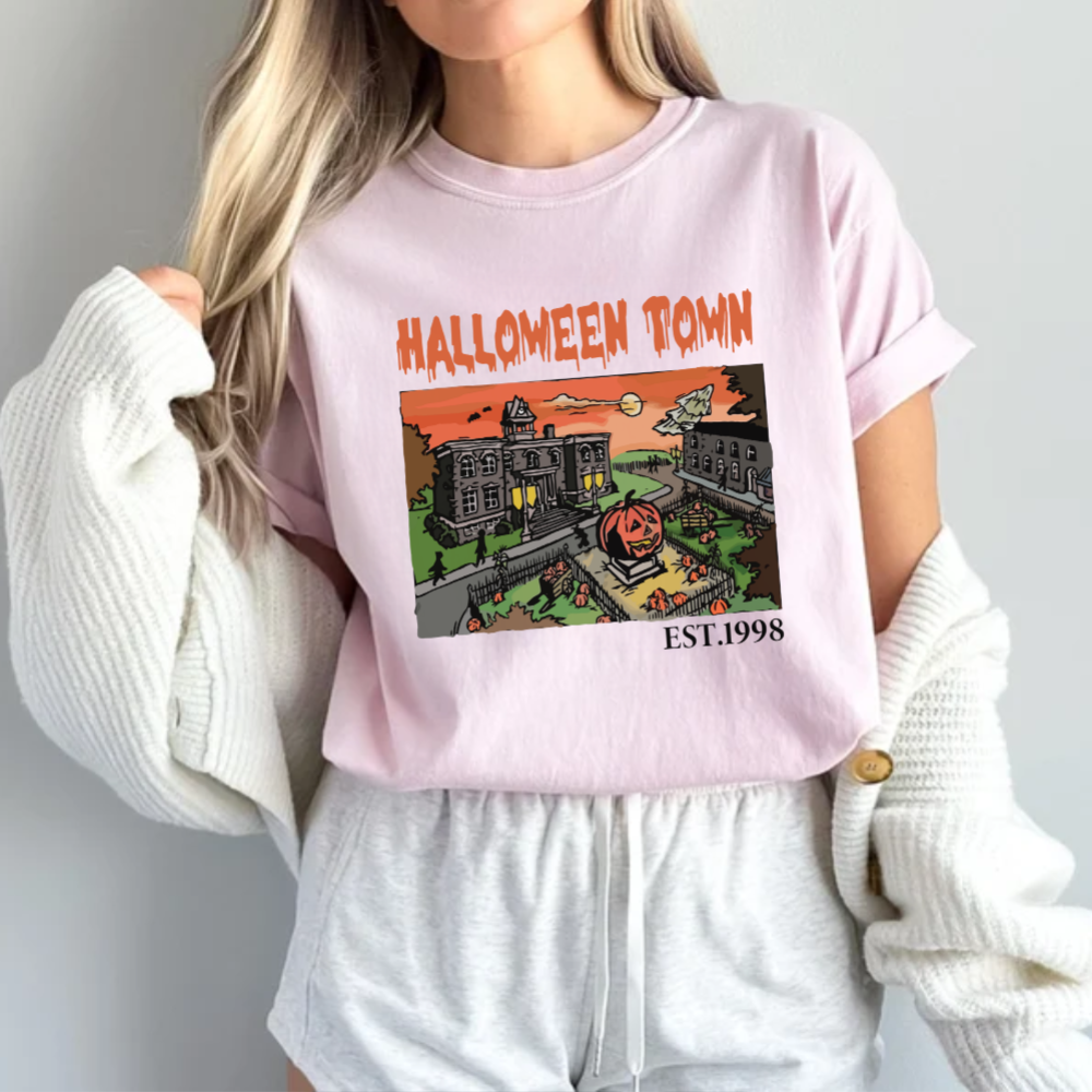 Halloween Town Shirt, Halloween Sweatshirt, Gift For Her, Gift For Him