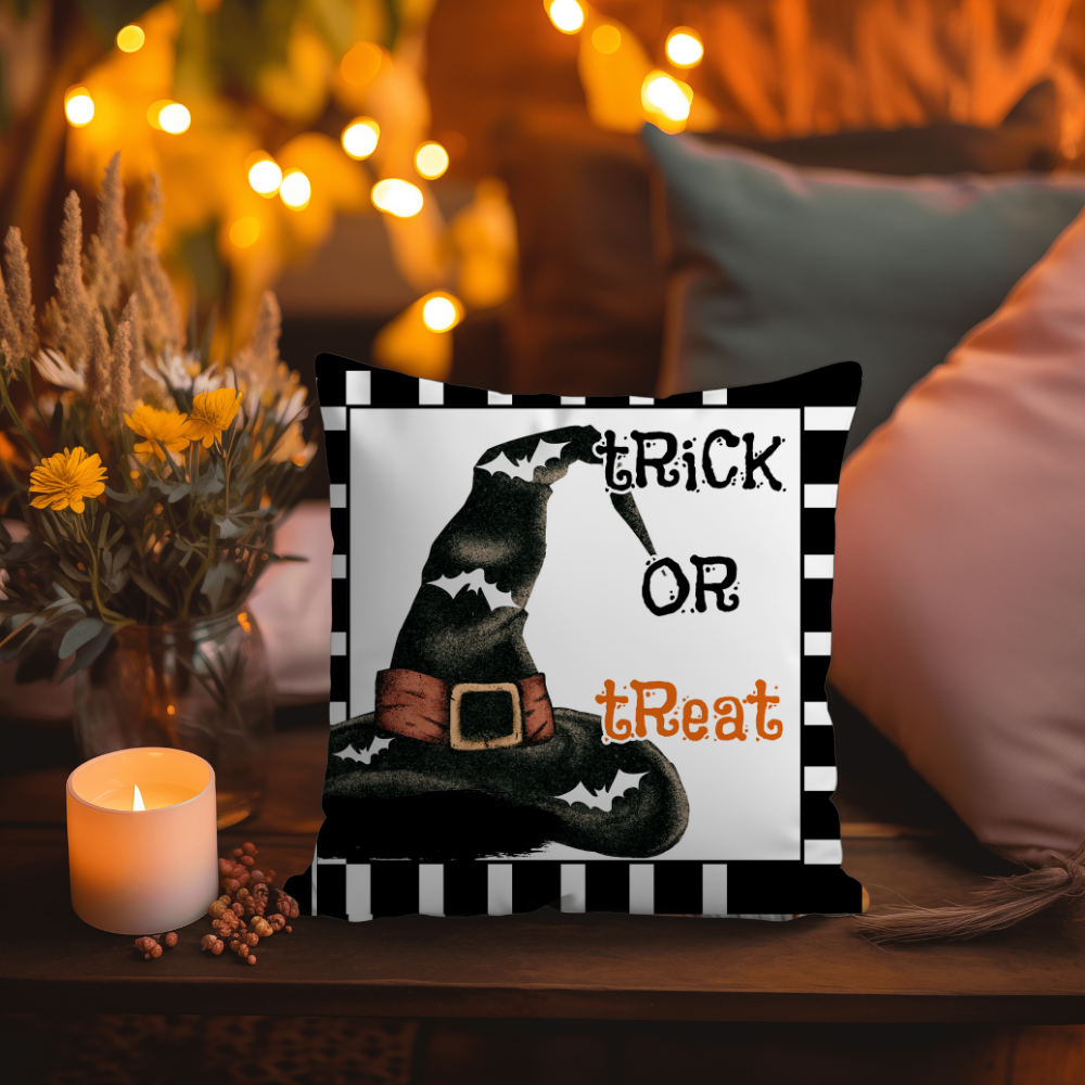 It's October Witches, Not Every Witch Lives In Salem, Trick Or Treat | Halloween Pillow | Halloween Party