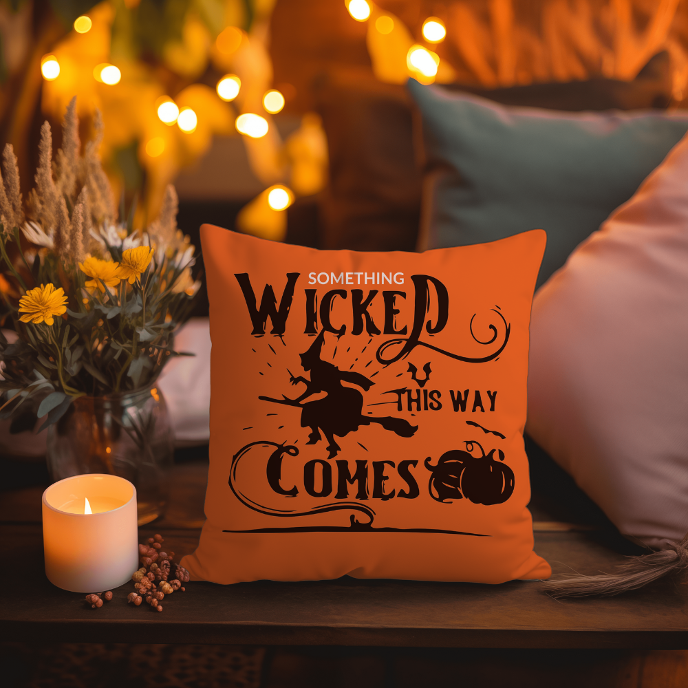 Something Wicked, Witches Brew, Boo, Eek | Halloween Pillow | Halloween Gifts