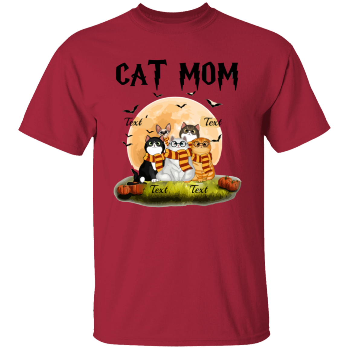 Cat Mom Shirt, Halloween Sweatshirt, Halloween Gift For Cat Lovers