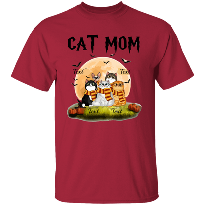 Cat Mom Shirt, Halloween Sweatshirt, Halloween Gift For Cat Lovers