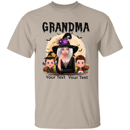 Grandma Halloween T-Shirt | Sweatshirt, Personalized Gift For Grandma