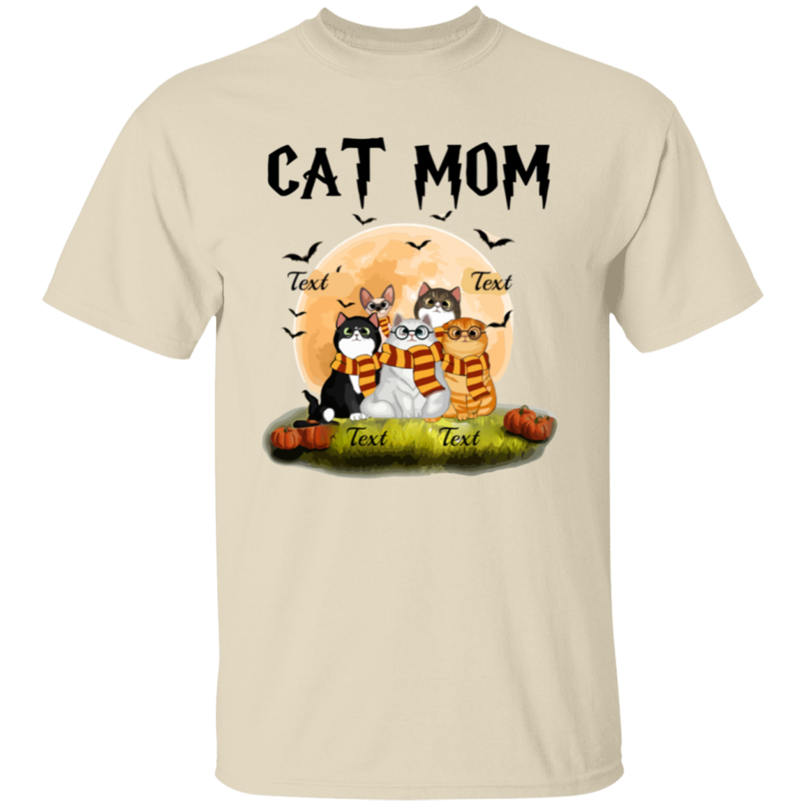 Cat Mom Shirt, Halloween Sweatshirt, Halloween Gift For Cat Lovers