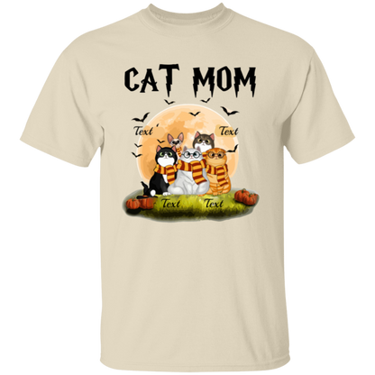 Cat Mom Shirt, Halloween Sweatshirt, Halloween Gift For Cat Lovers