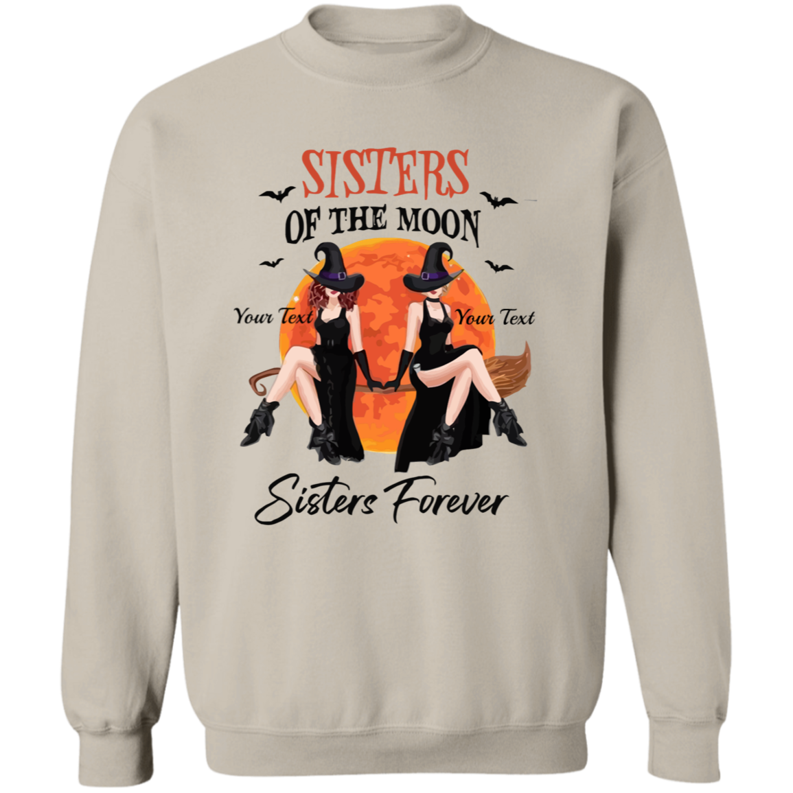 Sister Of The Moon Halloween Shirt | Halloween Sweatshirt, Soul sister gift, Gift For Sister