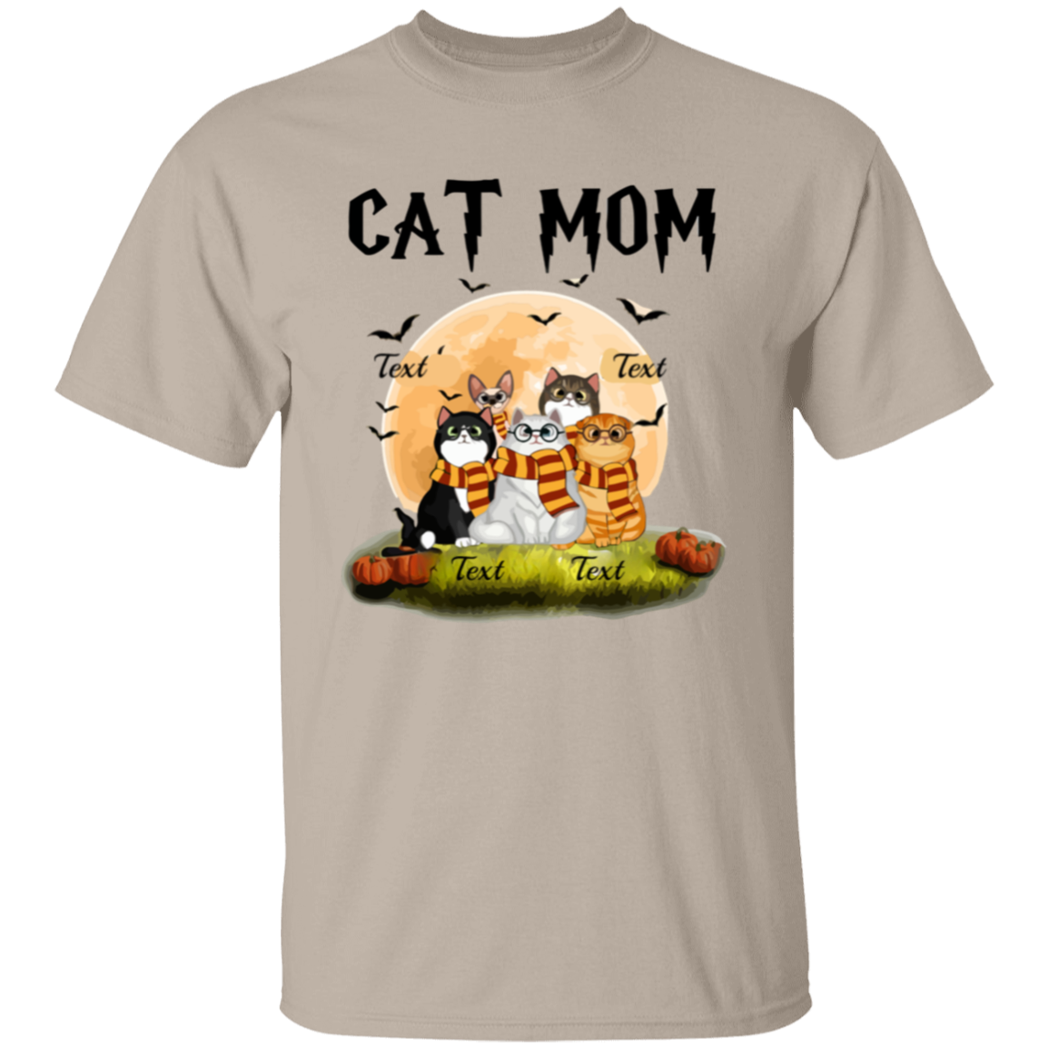 Cat Mom Shirt, Halloween Sweatshirt, Halloween Gift For Cat Lovers