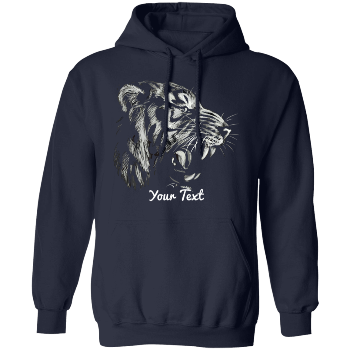 Black  And White Tiger Personalized Shirt | Personalized Sweatshirt | Hoodies