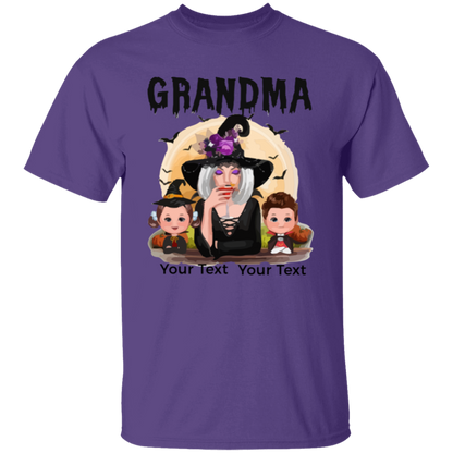 Grandma Halloween T-Shirt | Sweatshirt, Personalized Gift For Grandma